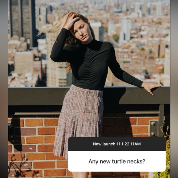 Dress Blank Red Tweed Simply Skirt - Picture 4 of 4